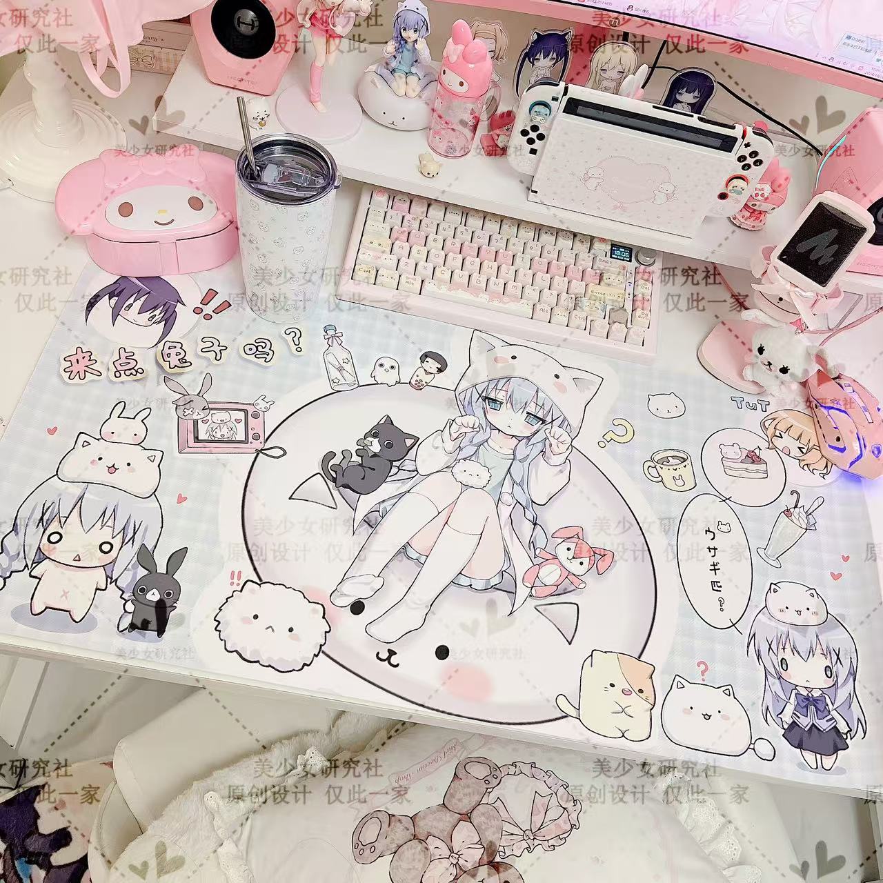 Desk Pad Leather Large - Anime Animation Japanese Large Leather Game