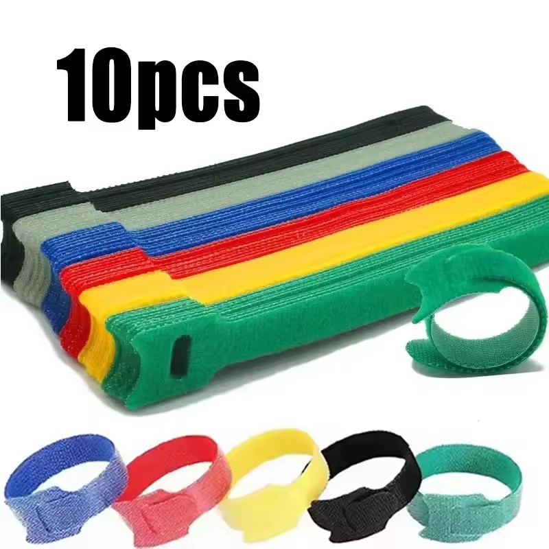 Desk Setup Cable Management - 10-50Pcs Multipurpose Fastener Cable Straps Tape