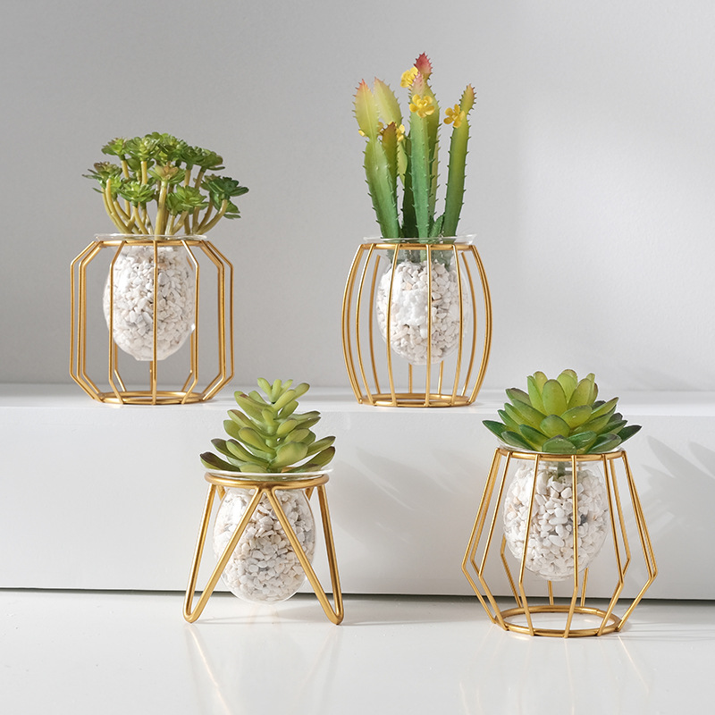 Desk Setup Plants - Home creative hydroponic vase ornaments office