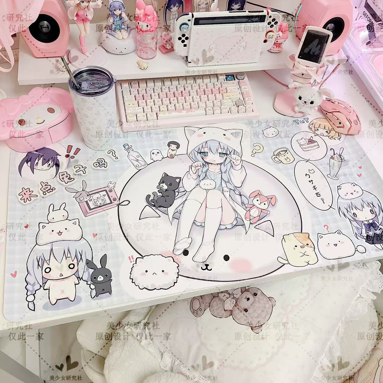 Anime Animation Japanese Large - огляд і ціна Desk Pad Leather Large