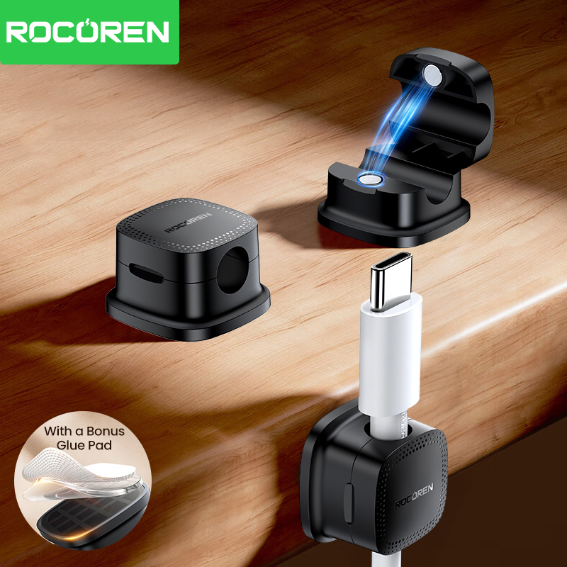 ROCOREN 30PCS Magnetic Cable O - огляд і ціна Desk Setup Cable Management