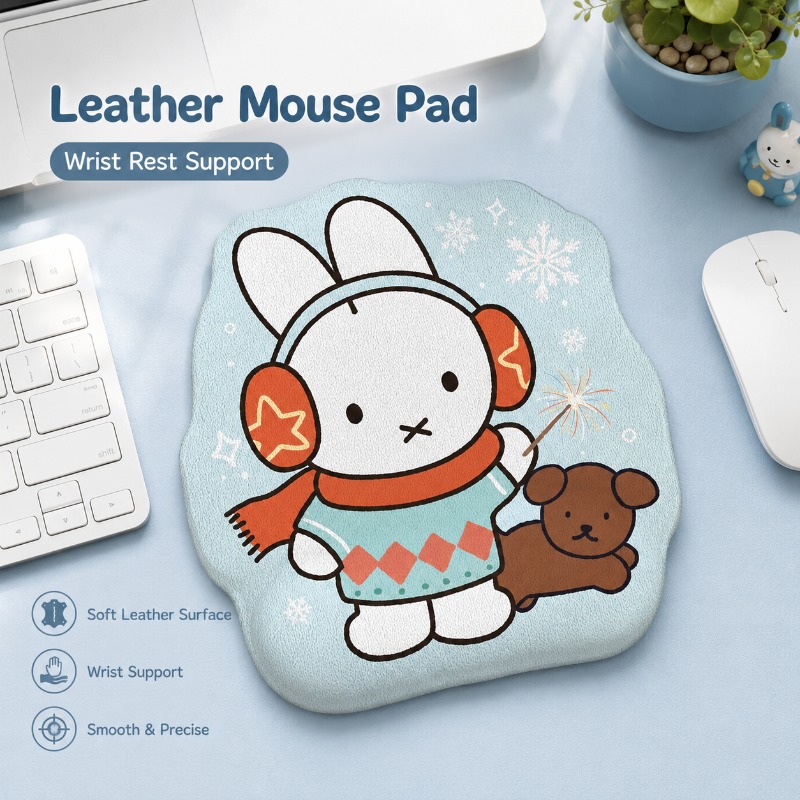 Anime Miffy Leather Mouse Pad  - огляд і ціна Desk Setup In Office