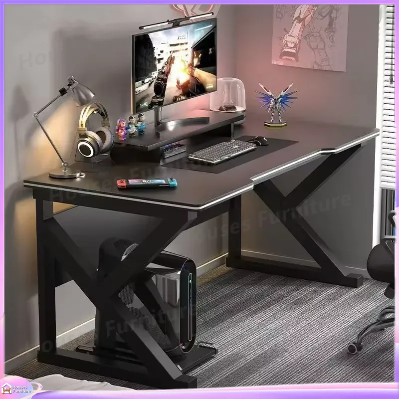 Cafe Metal Gaming Desk Black M - огляд і ціна Desk Setup In Office