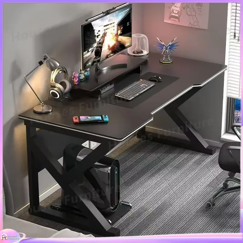 Cafe Metal Gaming Desk Black M - огляд і ціна Desk Setup In Office