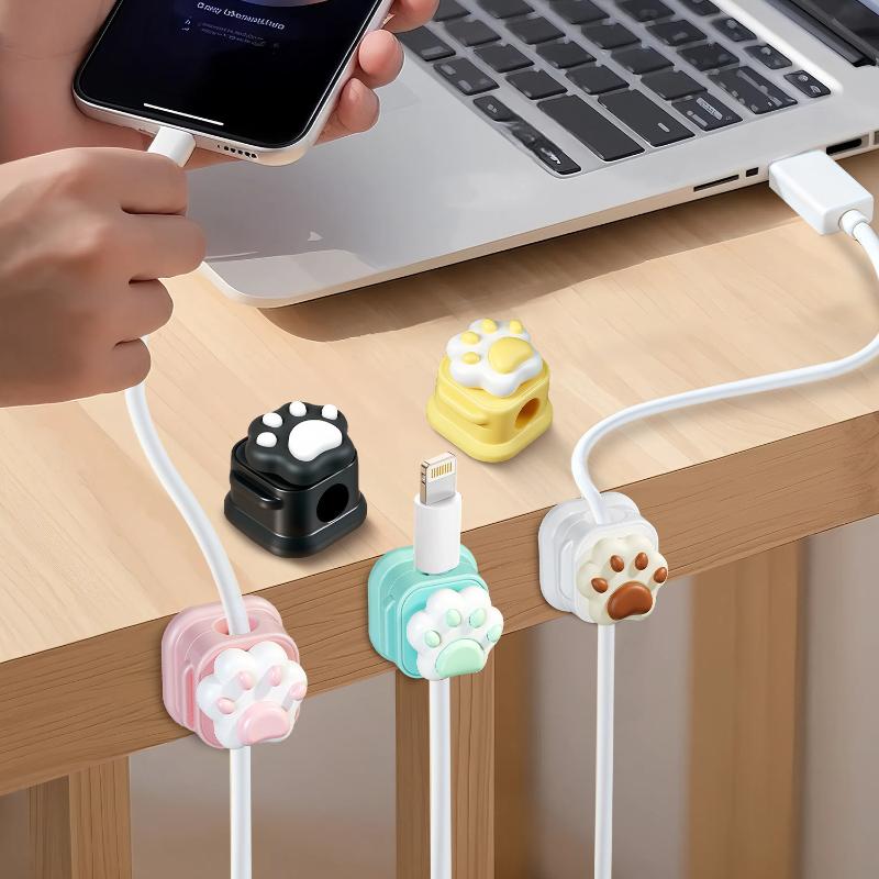 Desktop Cute Cable Organizers  - огляд і ціна Desk Setup Cable Management