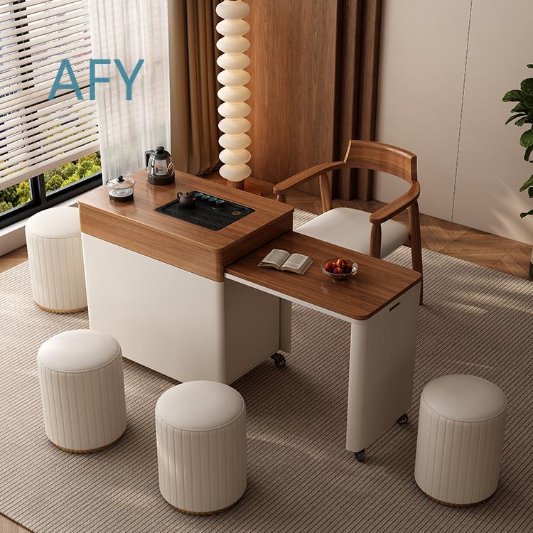 Solid Wood Mobile Table and Ch - огляд і ціна Desk Setup Small Room