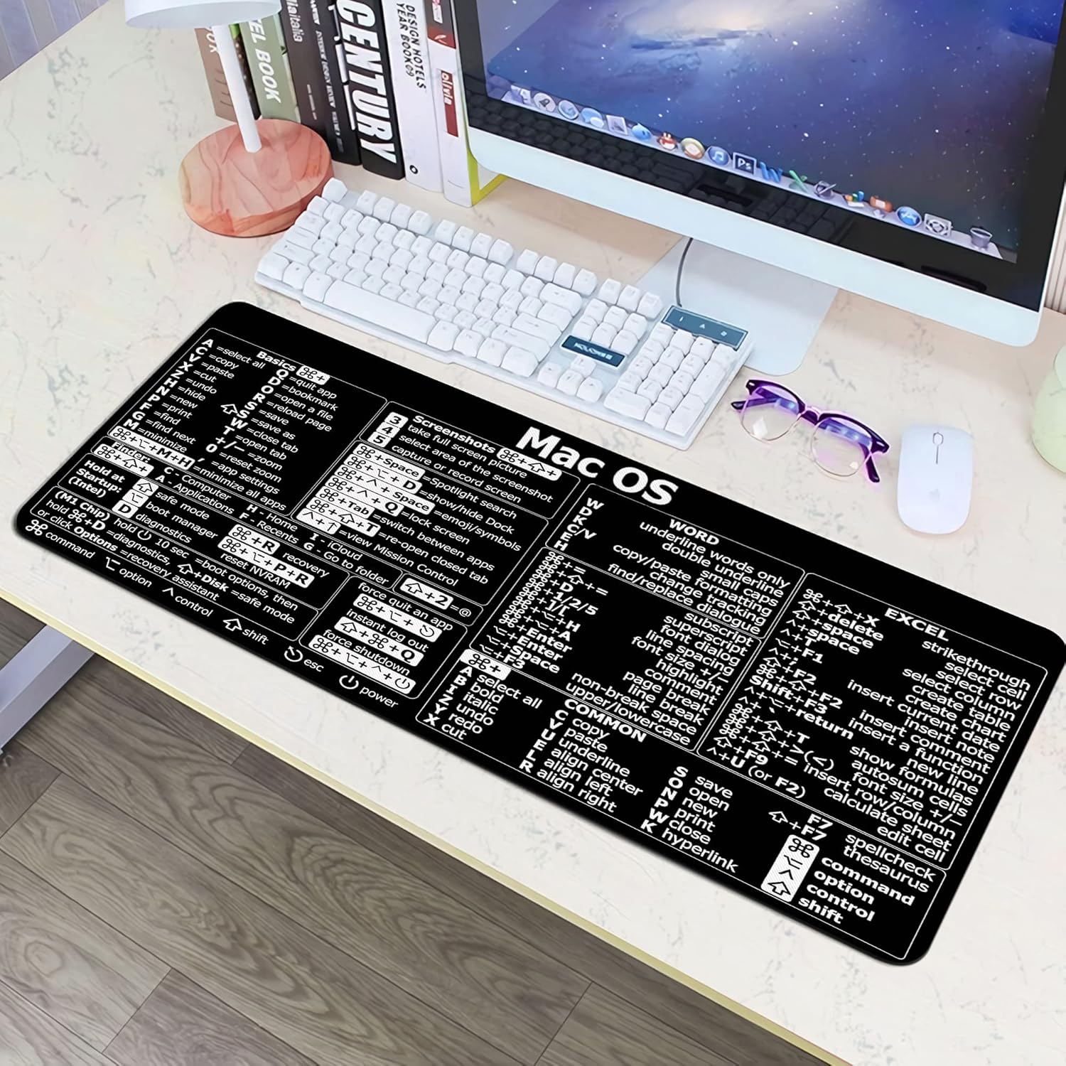 Mac os Shortcuts, Word/Excel ( - огляд і ціна Desk Setup Mac