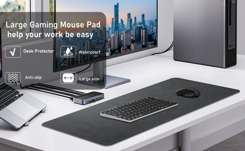 Large Mouse Pad Desk Pad Water - огляд і ціна Desk Pad Leather Large