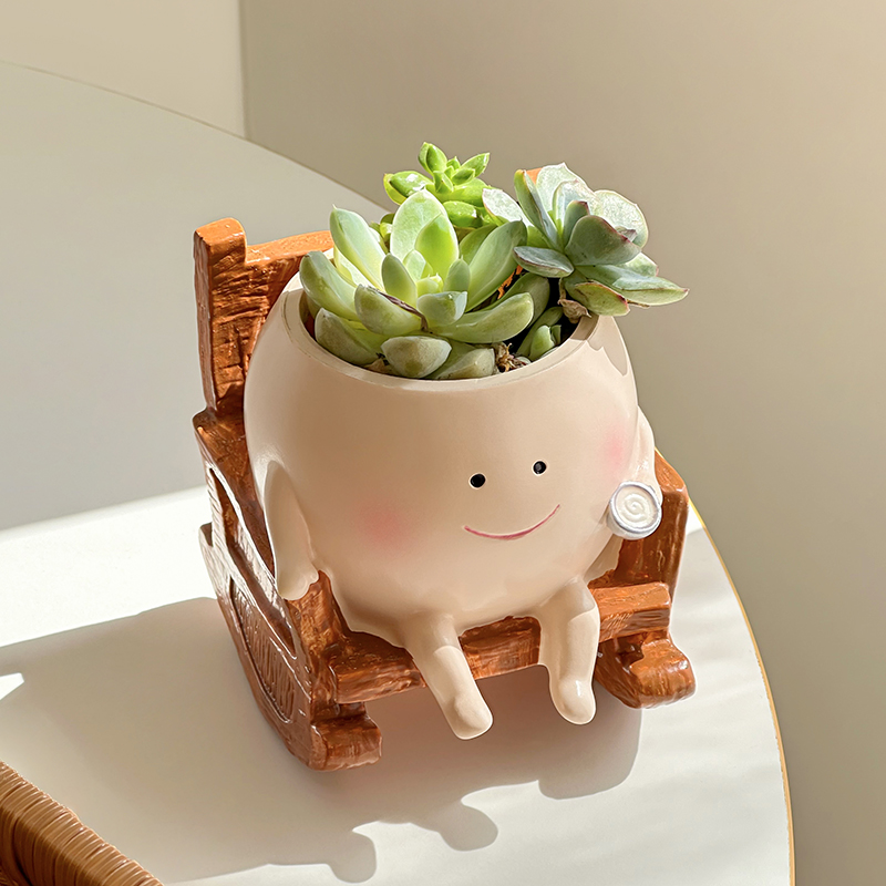 Stylish Cute Cartoon Ghost Res - огляд і ціна Desk Setup Plants