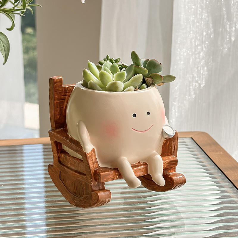 Stylish Cute Cartoon Ghost Res - огляд і ціна Desk Setup Plants