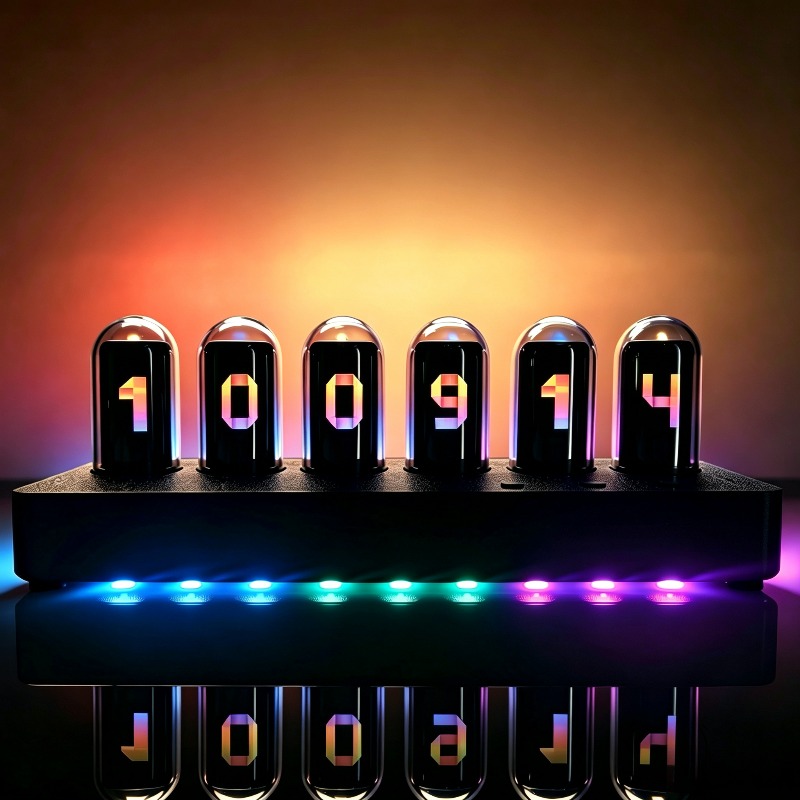 IPS‑Simulated Nixie Tube Clock - огляд і ціна Desk Setup Simulator