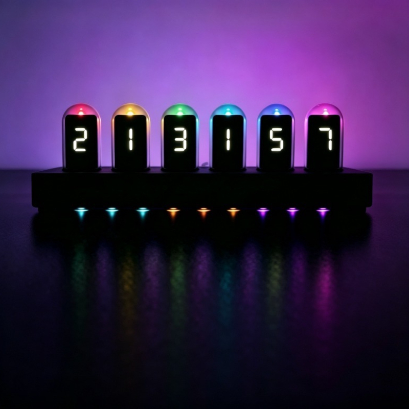 IPS‑Simulated Nixie Tube Clock - огляд і ціна Desk Setup Simulator