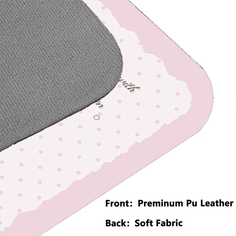 Pink Rabbit Polka Dot Leather  - огляд і ціна Desk Pad Leather Large