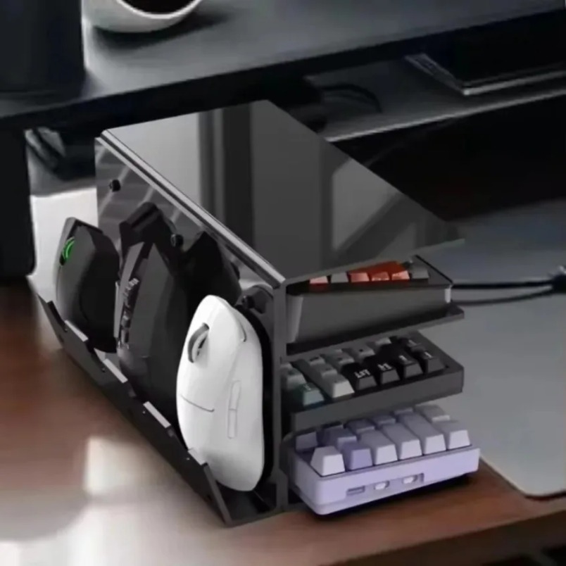 Keyboard Stand 3 Tier Acrylic  - огляд і ціна Gaming Setup Desk