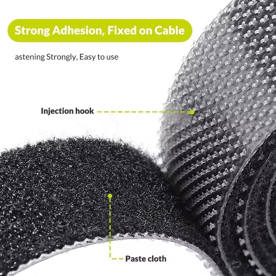 5M Hook and Loop Fastener Cabl - огляд і ціна Desk Setup Cable Management