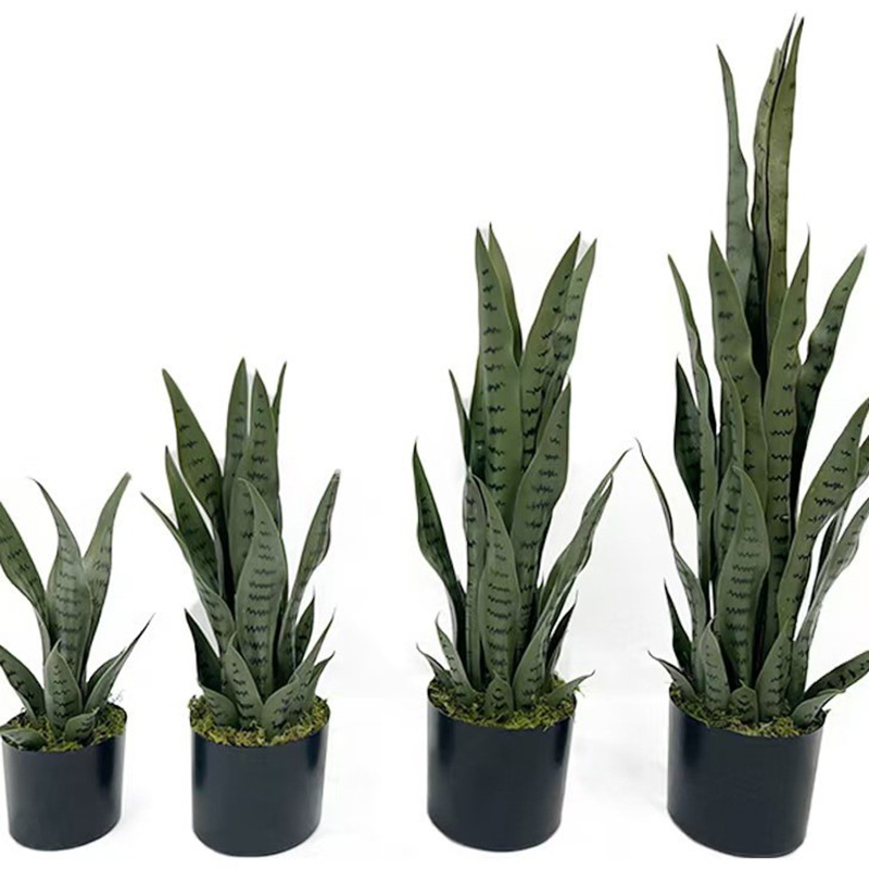 40-100cm Artificial Sansevieri - огляд і ціна Desk Setup Plants