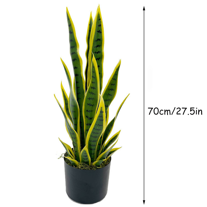 40-100cm Artificial Sansevieri - огляд і ціна Desk Setup Plants