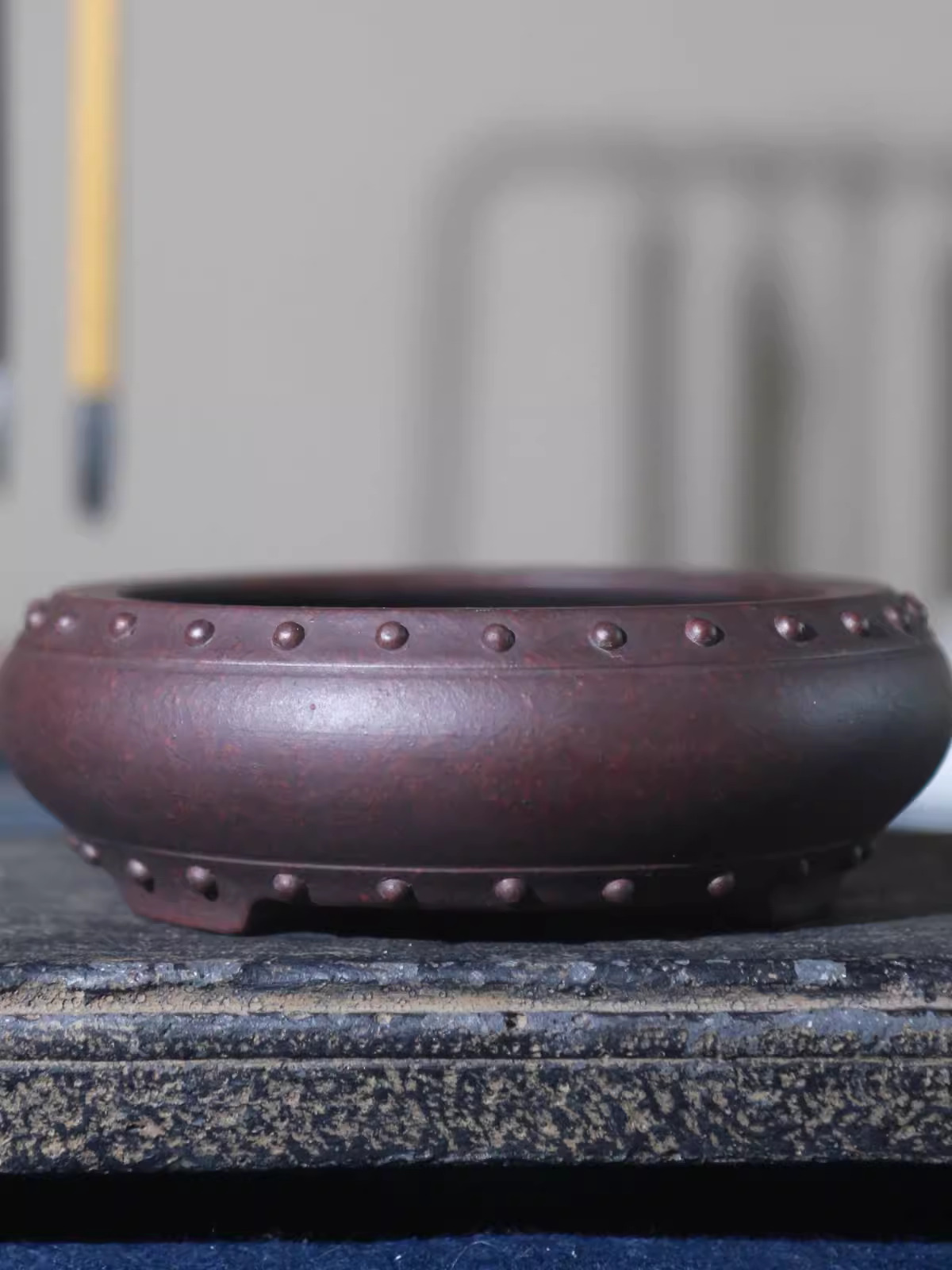 Ceramic Circle Bonsai Pot, Mad - огляд і ціна Desk Setup Plants
