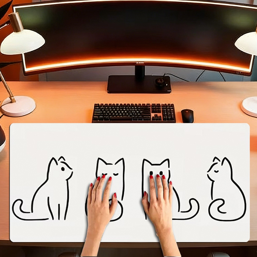The quirky cats design mouse p - огляд і ціна Desk Setup Designer