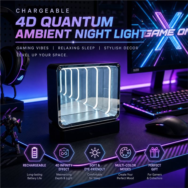 A02F-4D Tunnel Night Rechargea - огляд і ціна Gaming Setup Desk