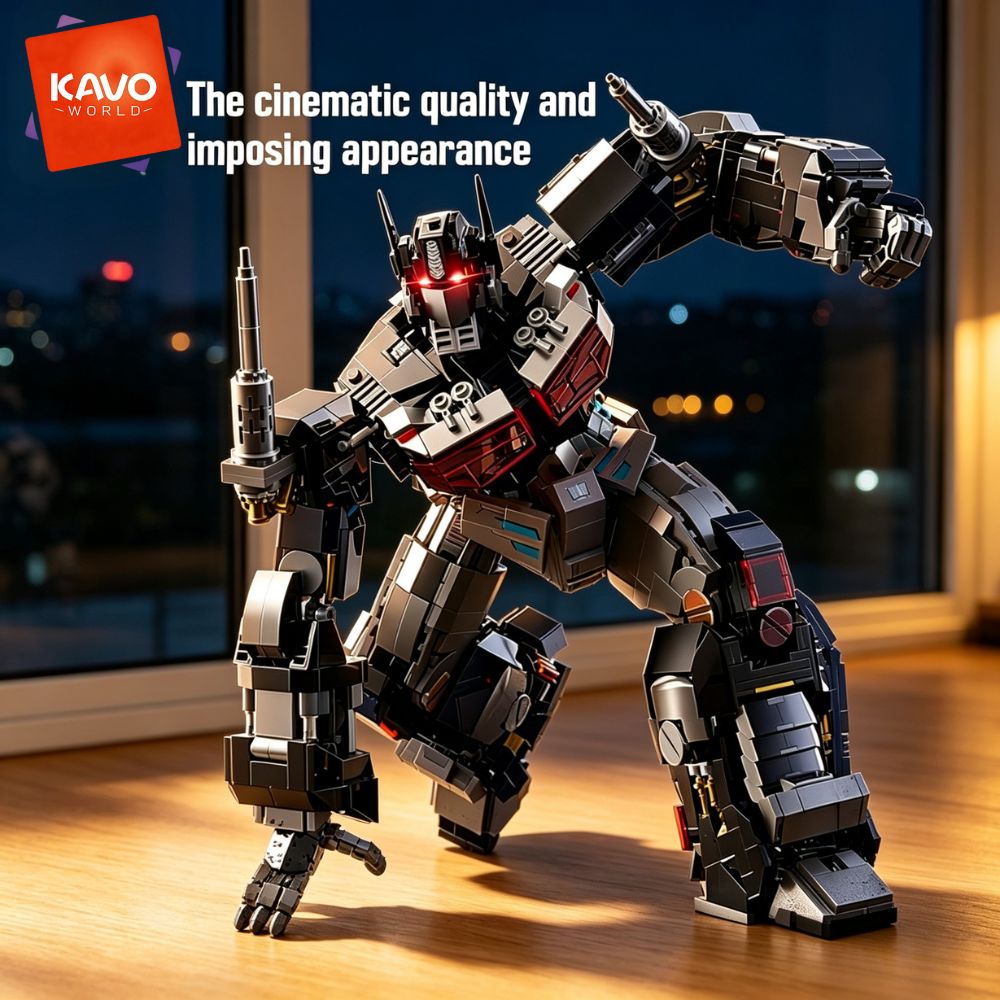 KAVOWORLD 2045pcs Future Mecha - огляд і ціна Desk Setup Small Room