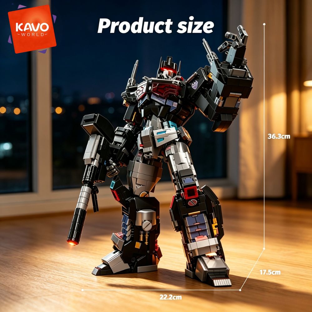 KAVOWORLD 2045pcs Future Mecha - огляд і ціна Desk Setup Small Room