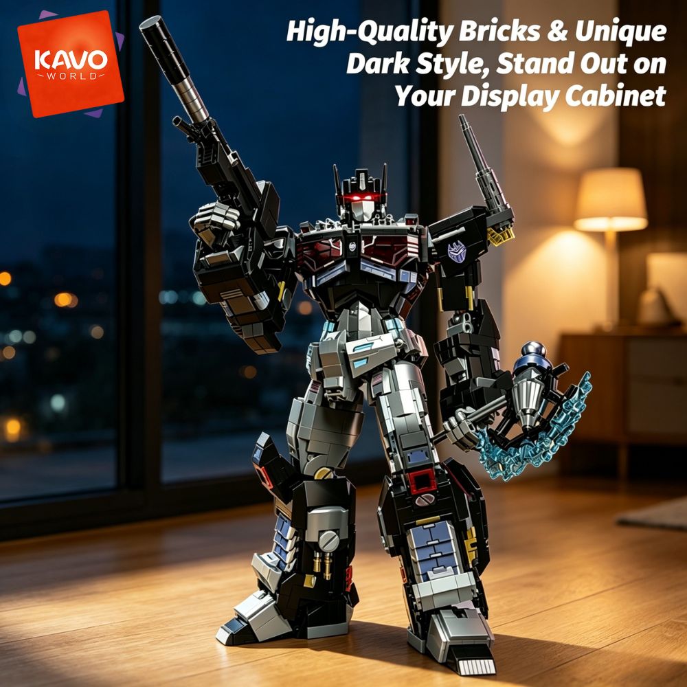 KAVOWORLD 2045pcs Future Mecha - огляд і ціна Desk Setup Small Room