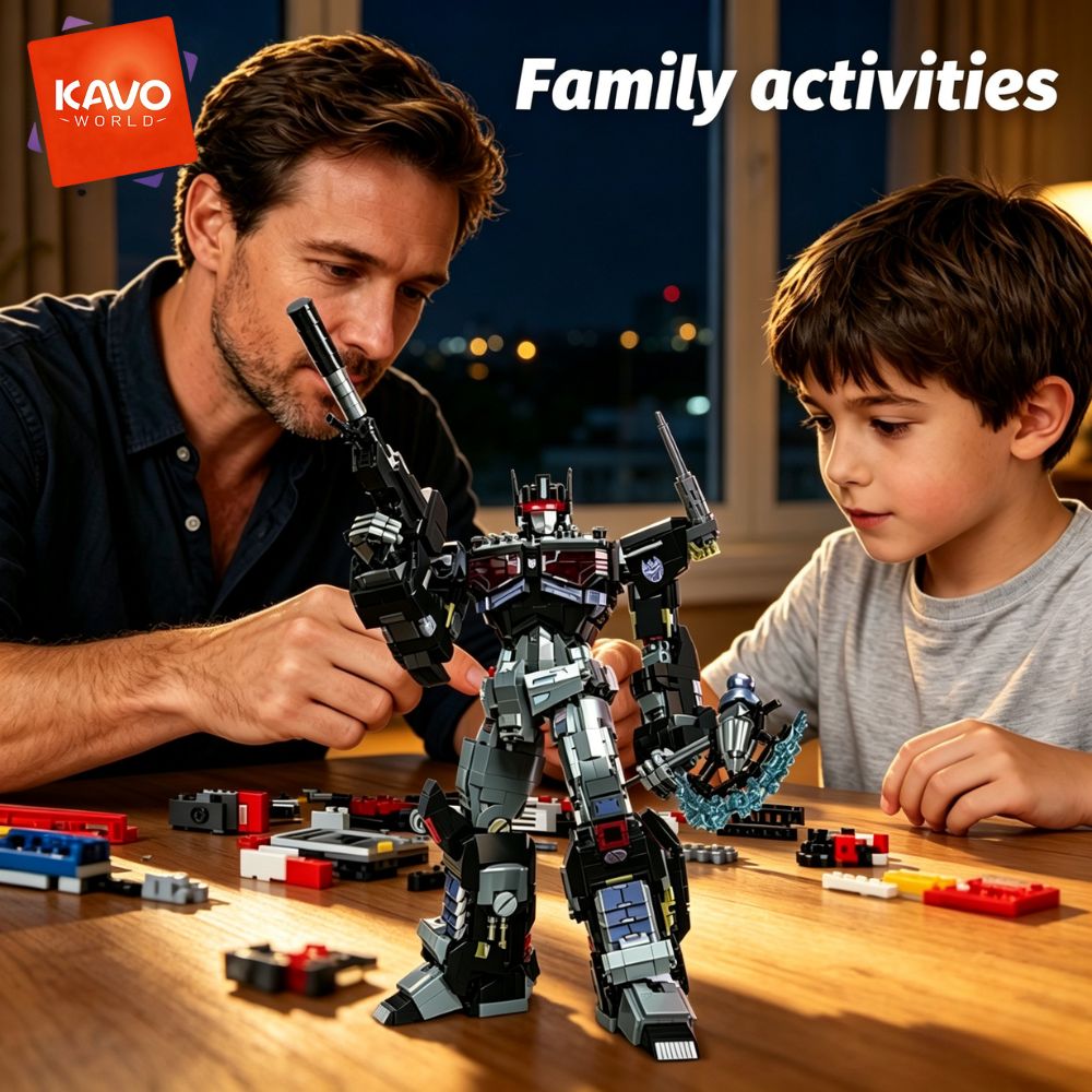 KAVOWORLD 2045pcs Future Mecha - огляд і ціна Desk Setup Small Room