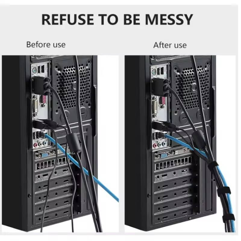 1/5M Cable Organizer Cable Man - огляд і ціна Desk Setup Cable Management