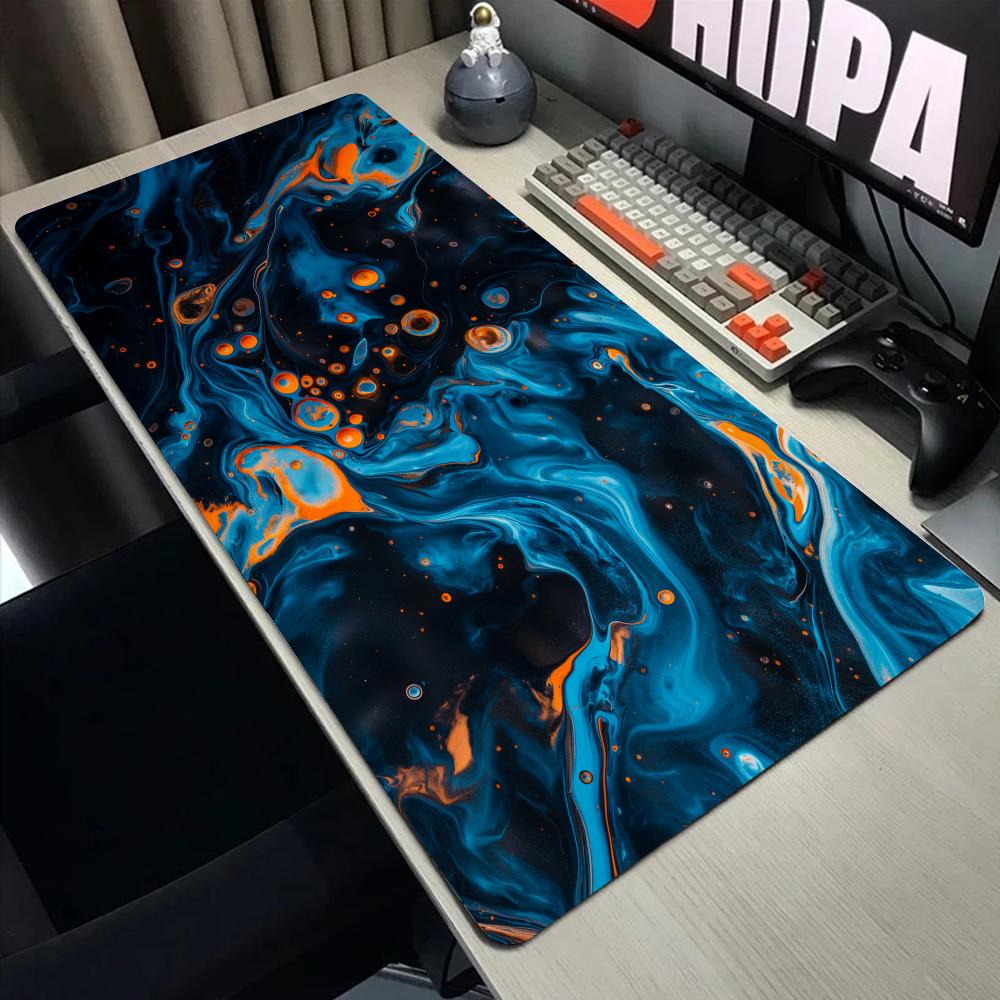 Abstract Fluid Gaming Mouse Pa - огляд і ціна Desk Setup In Office