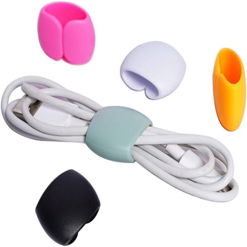 5/30Pcs Silicone Cable Organiz - огляд і ціна Desk Setup Cable Management