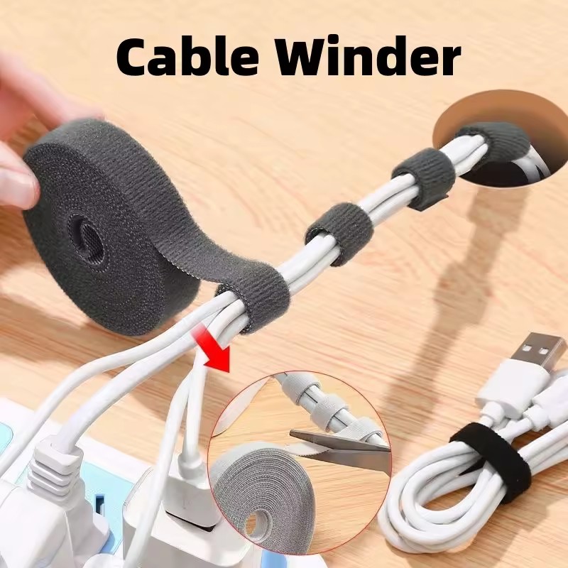 Cable Organizer Ties Tearable  - огляд і ціна Desk Setup Cable Management