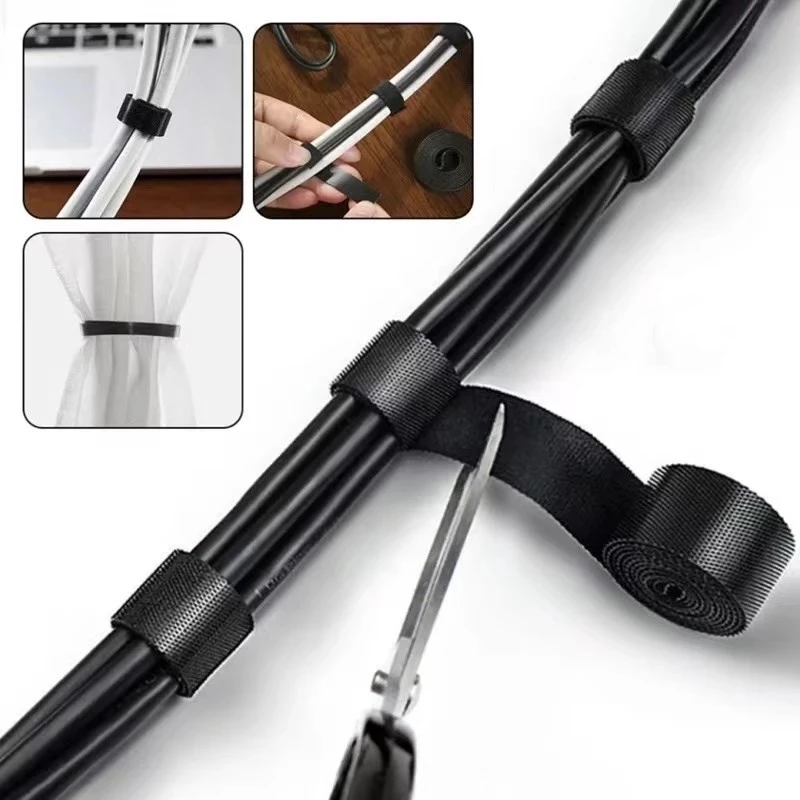 Cable Organizer Ties Tearable  - огляд і ціна Desk Setup Cable Management