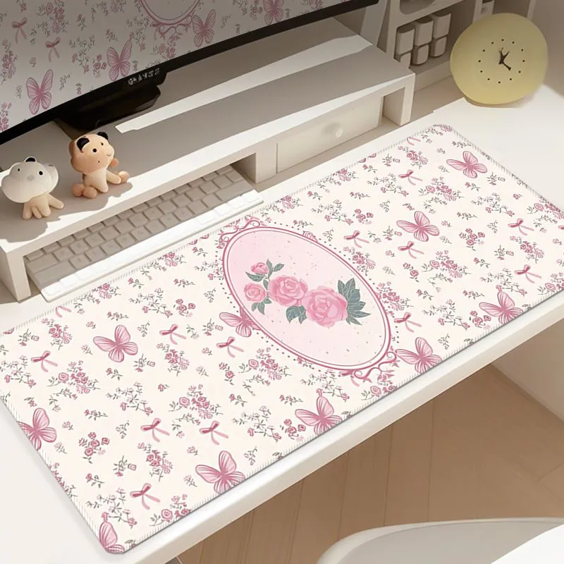 Spring Bow Aesthetic XXL PU Le - огляд і ціна Desk Pad Leather Large