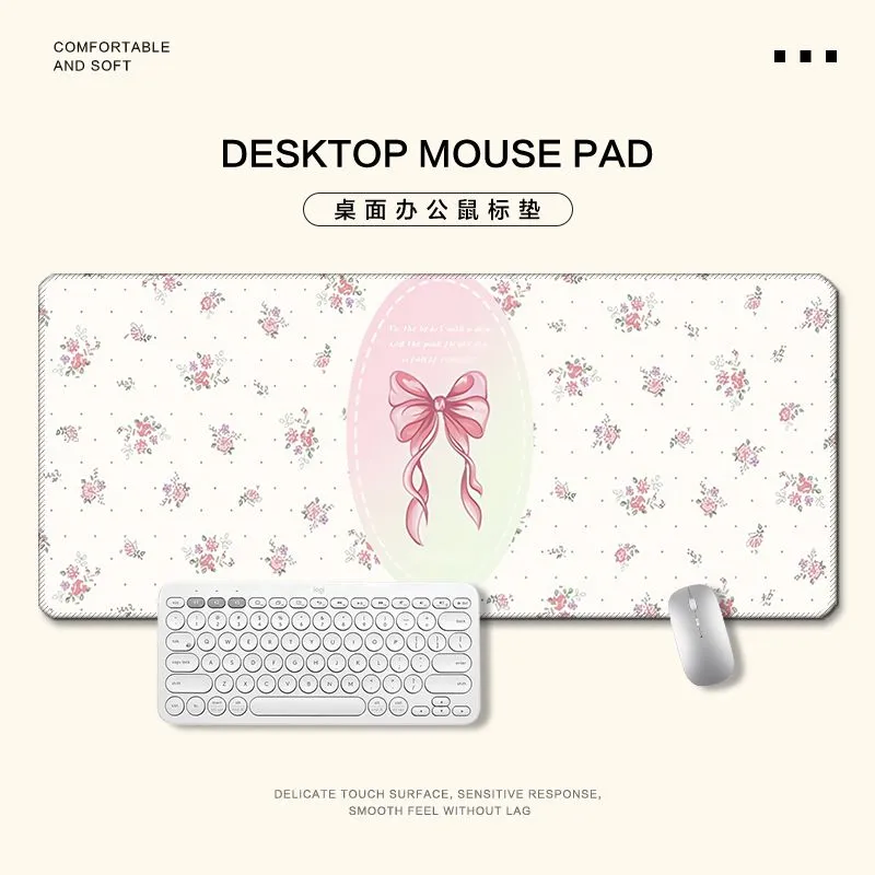 Spring Bow Aesthetic XXL PU Le - огляд і ціна Desk Pad Leather Large