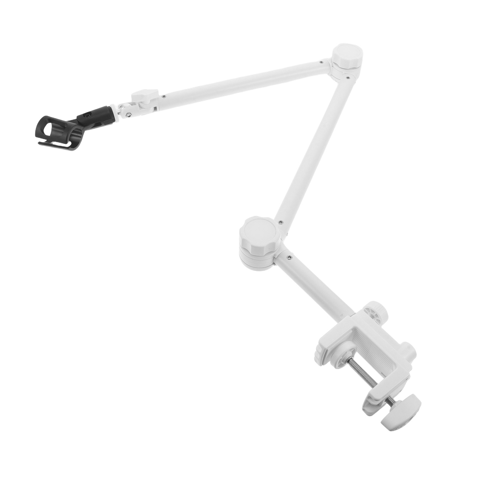 1Set Microphone Boom Arm White - огляд і ціна Desk Setup Studio