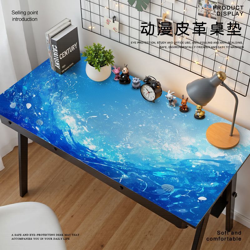 Ins Summer Wave Beach Anti Dir - огляд і ціна Desk Pad Leather Large