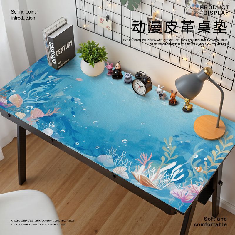 Ins Summer Wave Beach Anti Dir - огляд і ціна Desk Pad Leather Large