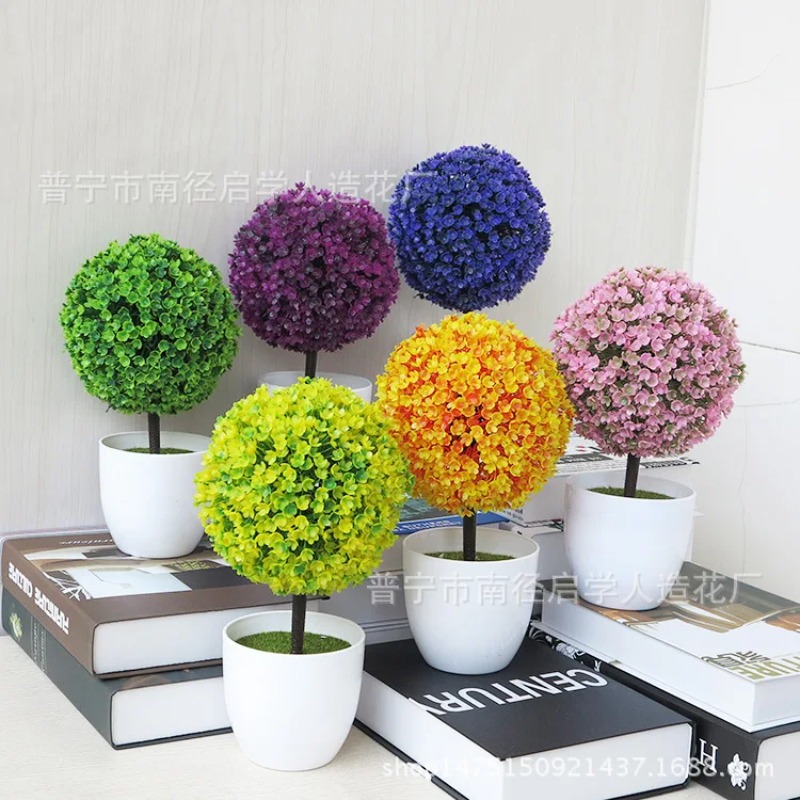 Artificial Small Tree Potted P - огляд і ціна Desk Setup Plants