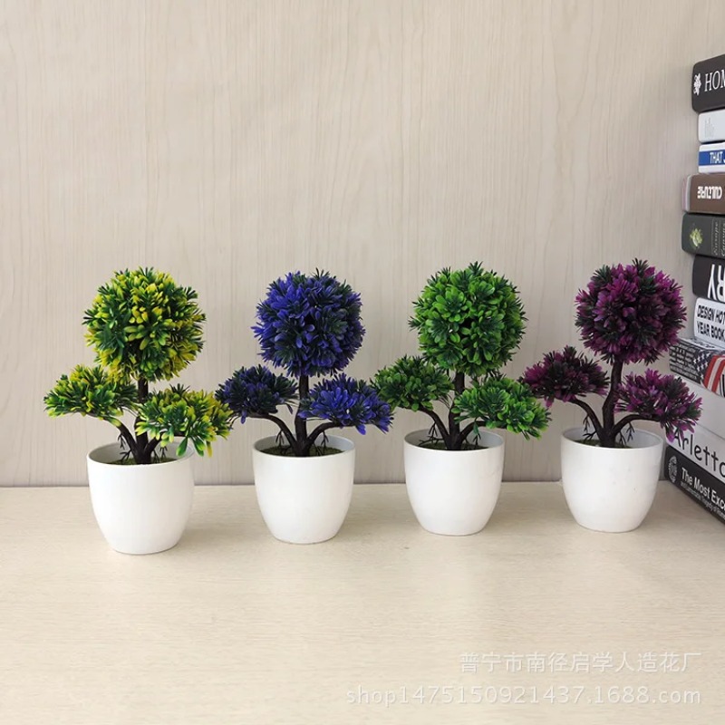 Artificial Small Tree Potted P - огляд і ціна Desk Setup Plants