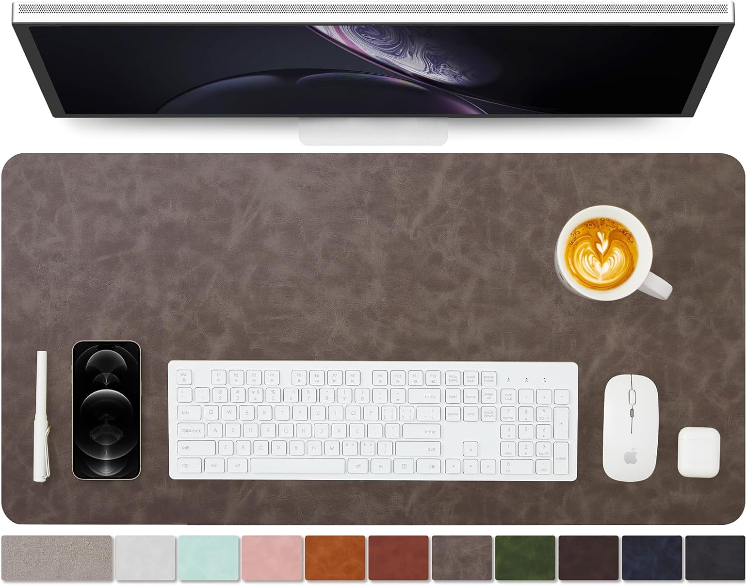 YSAGI Leather Desk Mat - Non-S - огляд і ціна Desk Pad Leather Large