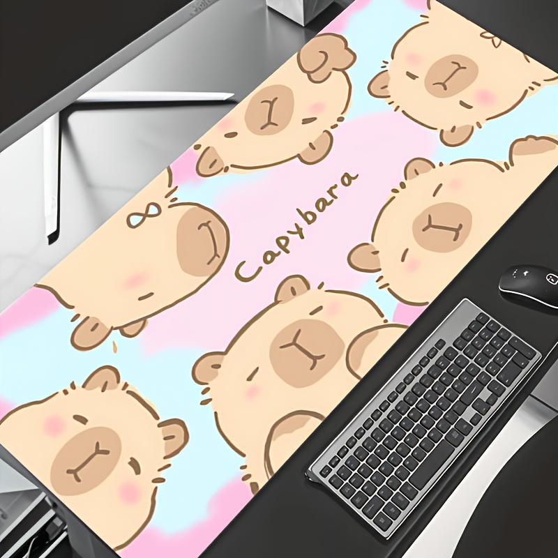Stylish Cute Cartoon Capybara  - огляд і ціна Desk Setup In Office