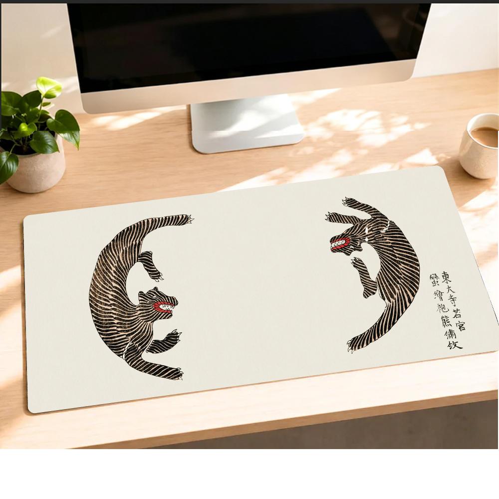 Striped Tiger Mousepad Speed O - огляд і ціна Desk Setup In Office