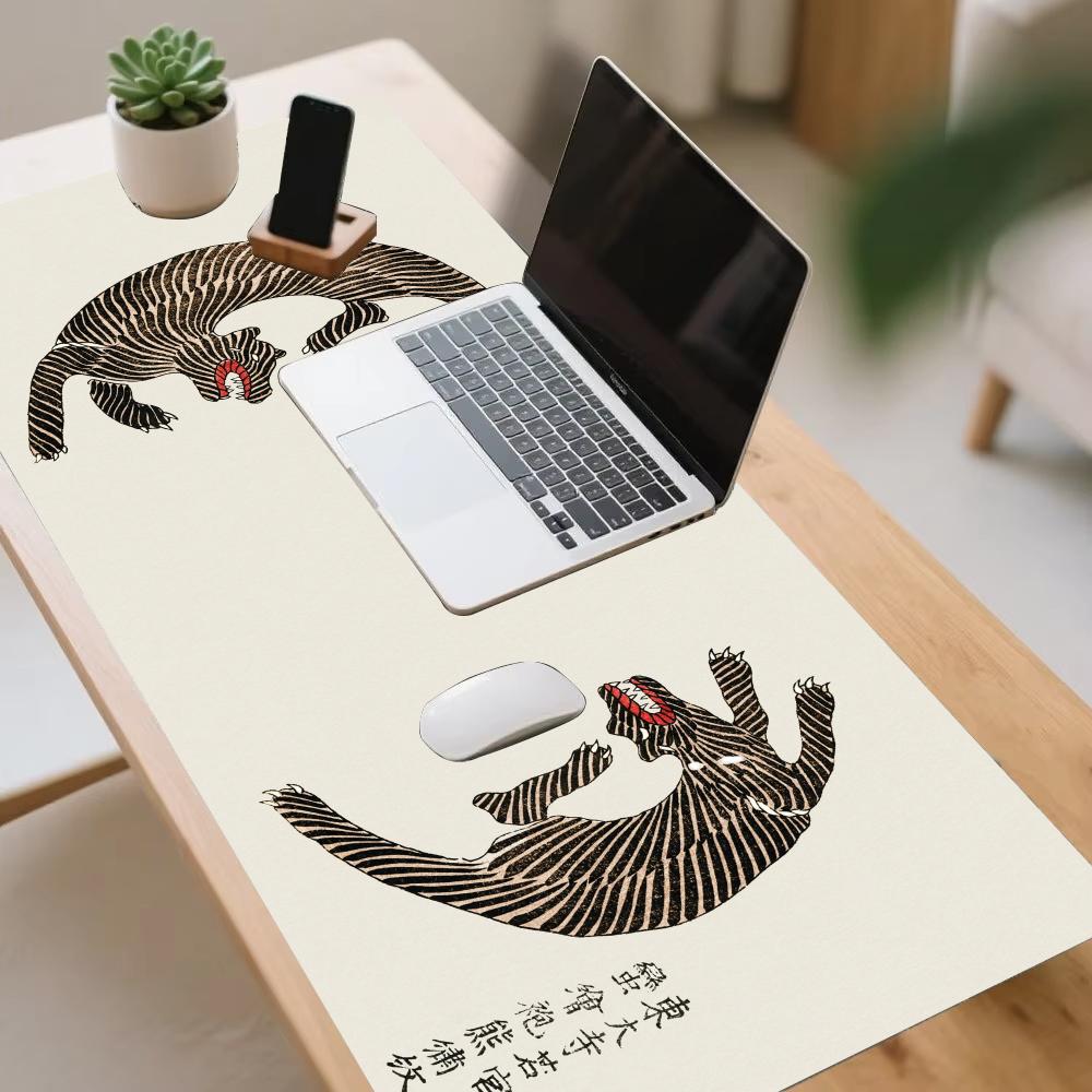 Striped Tiger Mousepad Speed O - огляд і ціна Desk Setup In Office