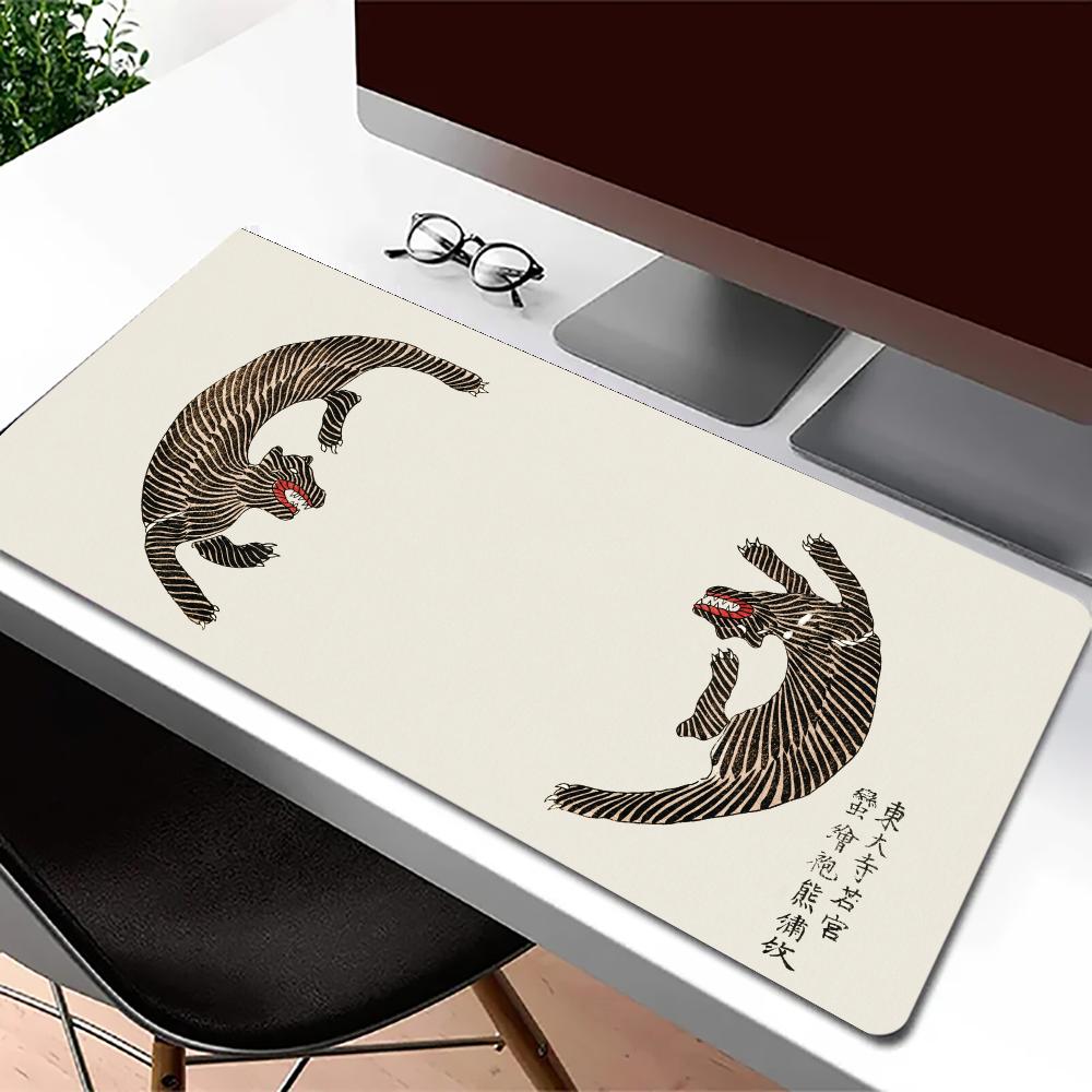 Striped Tiger Mousepad Speed O - огляд і ціна Desk Setup In Office