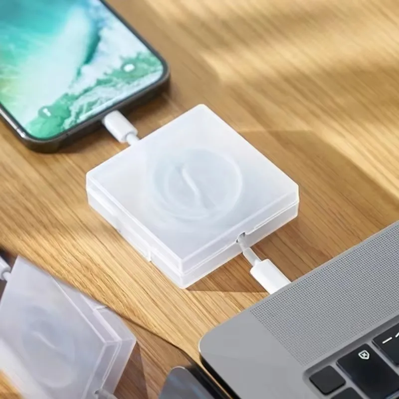 Portable Transparent Cable Org - огляд і ціна Desk Setup Cable Management