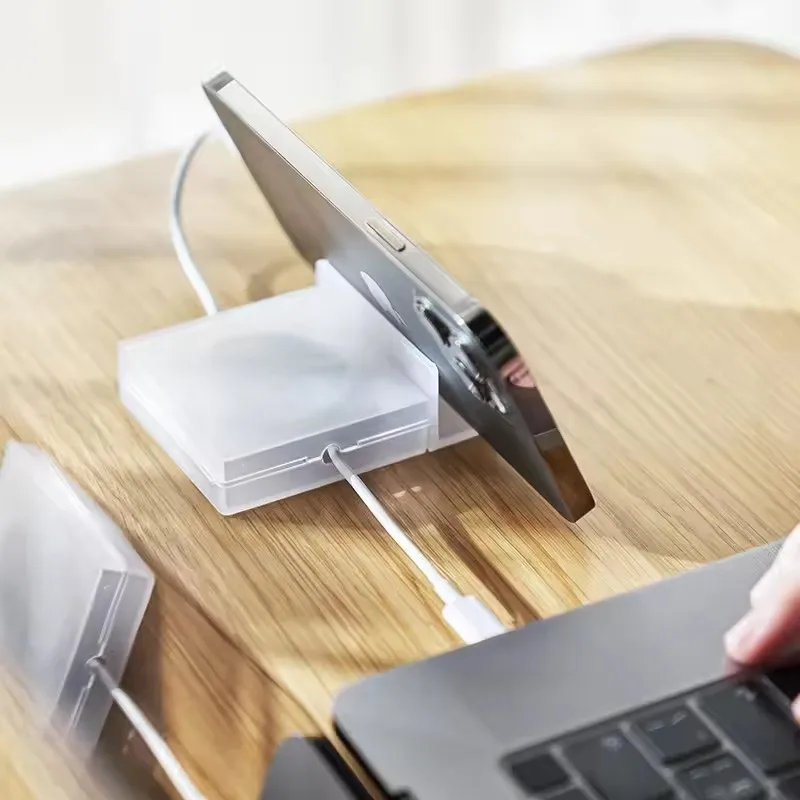 Portable Transparent Cable Org - огляд і ціна Desk Setup Cable Management