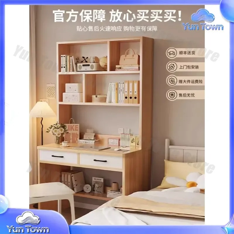 Solid Wood Bookshelf for Stude - огляд і ціна Desk Setup Small Room
