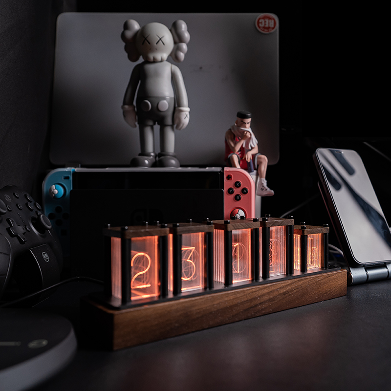 RGB Simulated Nixie Tube Clock - огляд і ціна Desk Setup Simulator