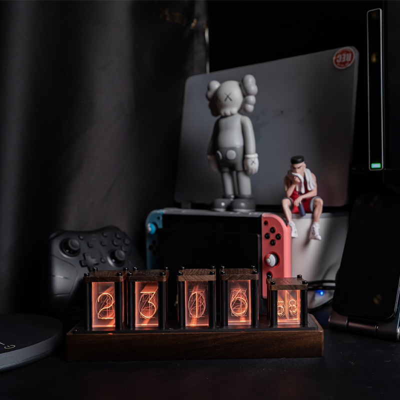 RGB Simulated Nixie Tube Clock - огляд і ціна Desk Setup Simulator
